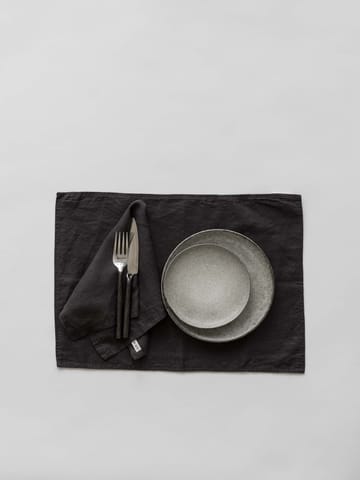 Tell Me More placemat linen 35x50 cm - Carbon - Tell Me More