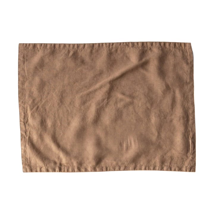 Tell Me More placemat linen 35x50 cm - Hazelnut - Tell Me More