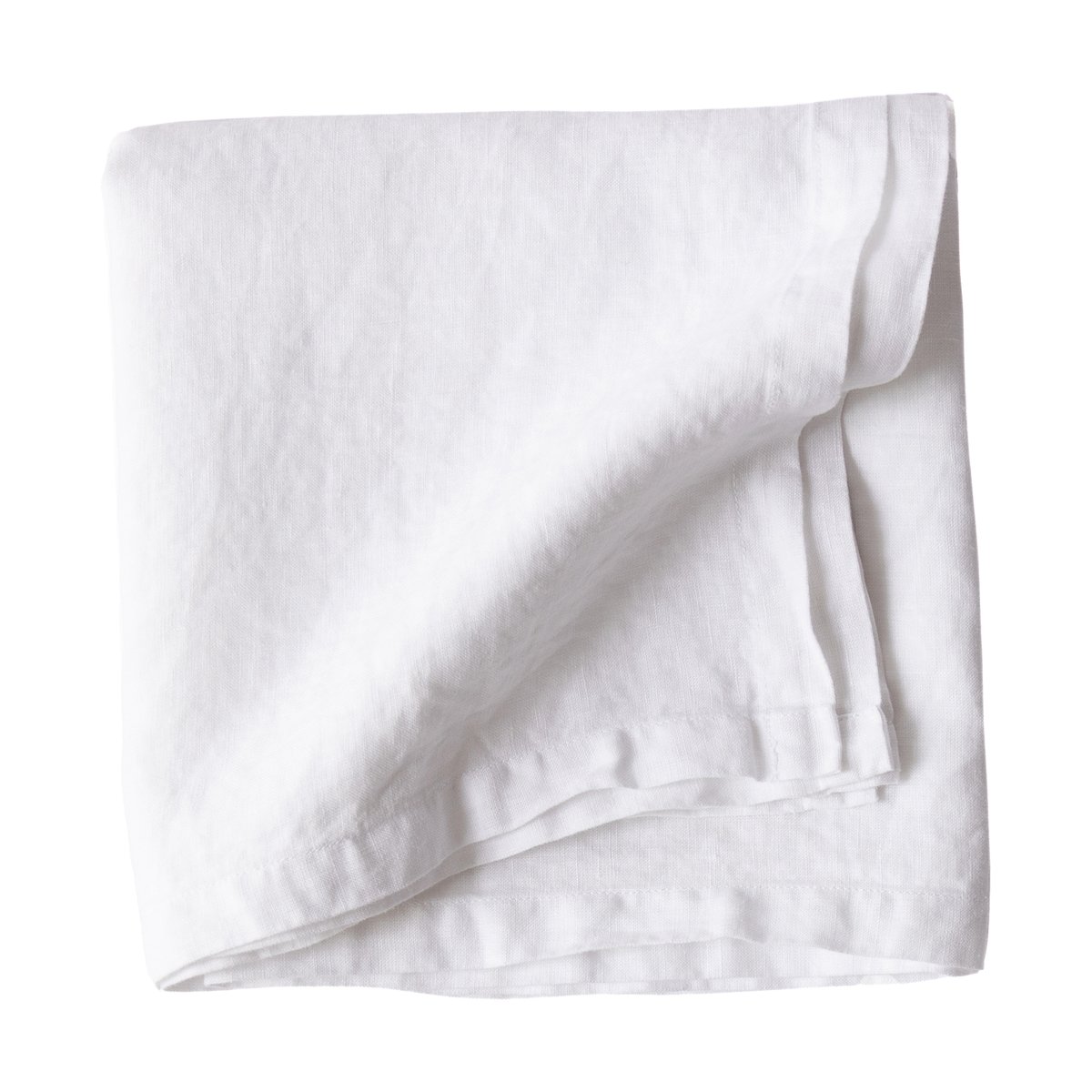 Tell Me More tablecloth 145x145 cm Bleached white | Scandinavian Design | Tablecloths | White