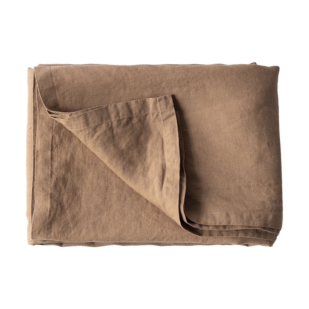 Tell Me More tablecloth 145x330 cm Hazelnut | Scandinavian Design | Tablecloths | Brown