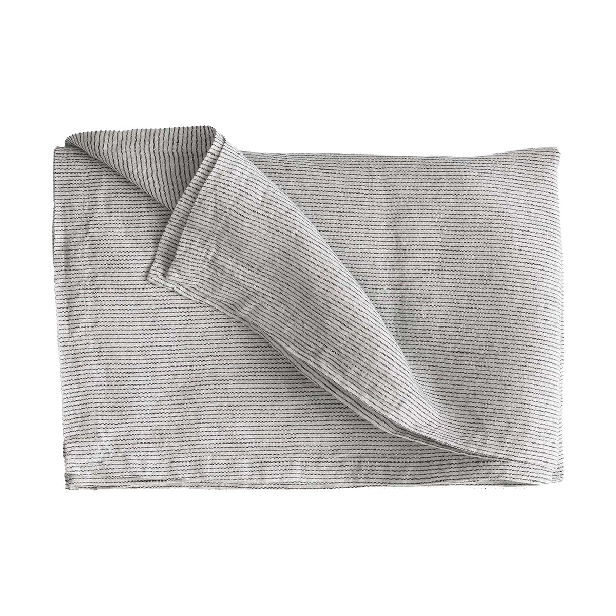 Tell Me More tablecloth 145x330 cm Pinstripe | Scandinavian Design | Tablecloths | Black