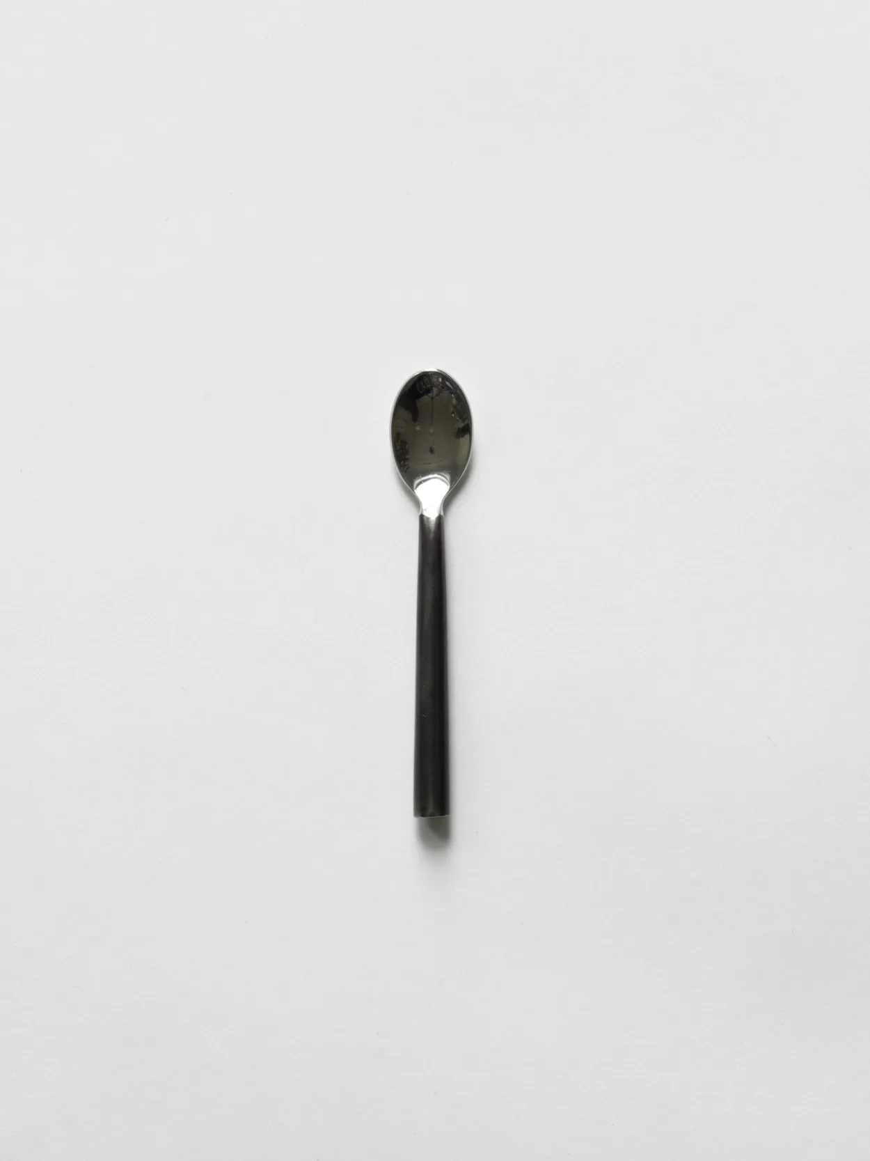 Tell Me More teaspoon 13 cm Unpolished steel | Scandinavian Design | Tea & coffee spoons | Grey
