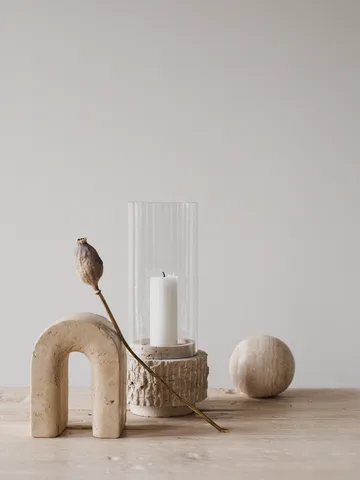 Travertine bookend - 15 cm - Tell Me More