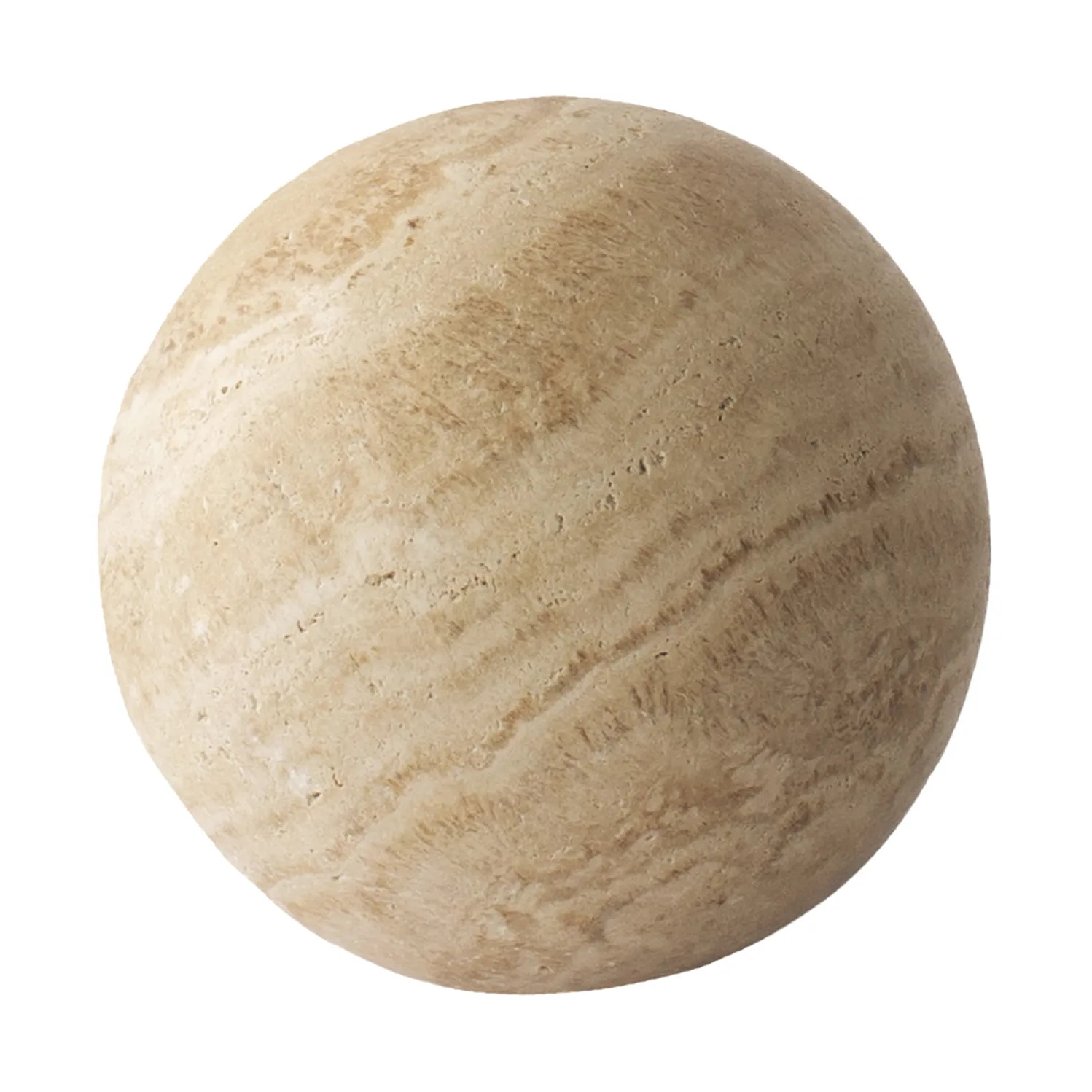 Travertine decorative spheres, Ø10 cm Tell Me More