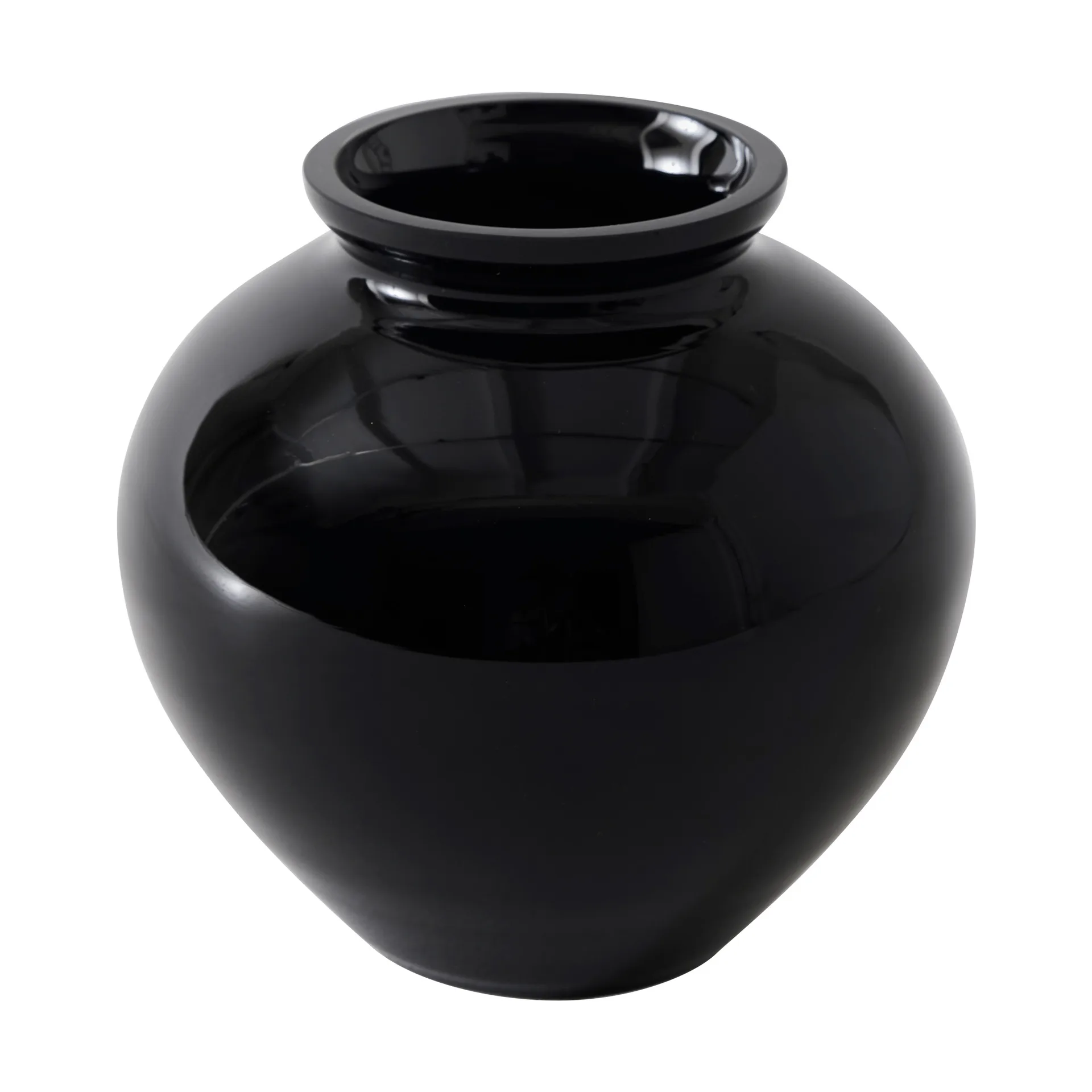 Velino vase, Black, Ø12.5x11.5 cm Tell Me More