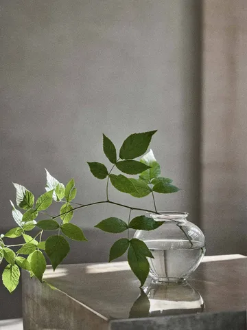 Velino vase - Clear, Ø16.5x14.5 cm - Tell Me More