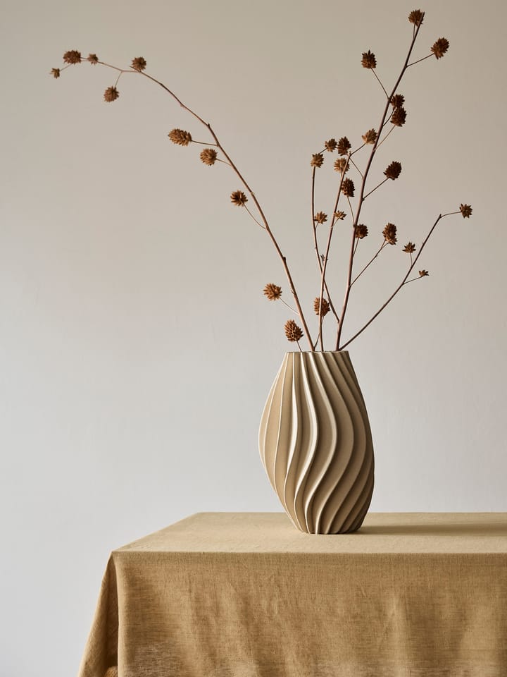 Vento vase, Sand, large 41 cm Tell Me More