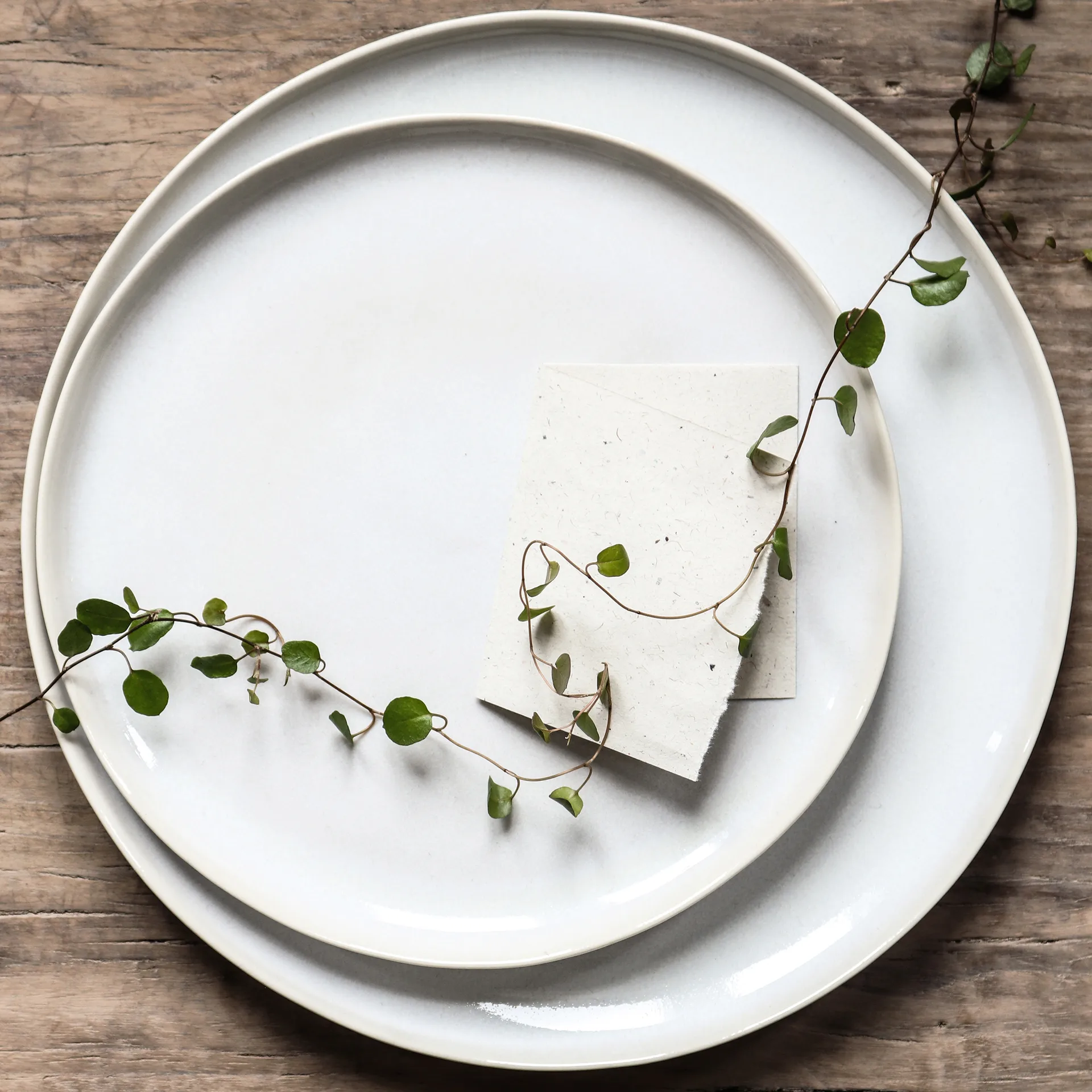 Vince plate 22 cm, White Tell Me More