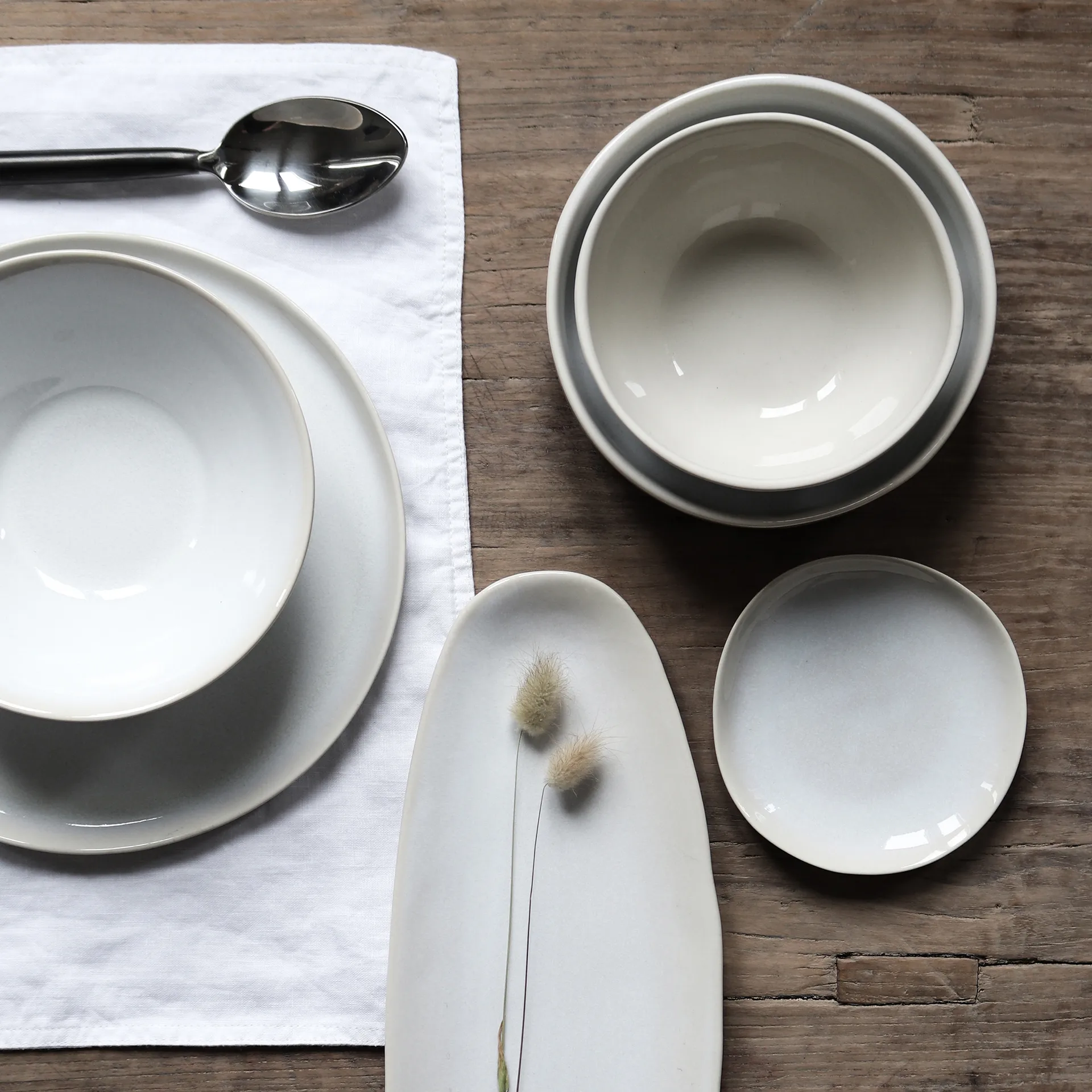Vince plate 22 cm, White Tell Me More