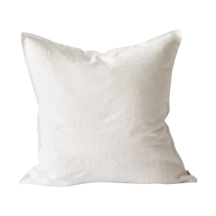 Washed linen cushion cover 50x50 cm - Bleached white - Tell Me More