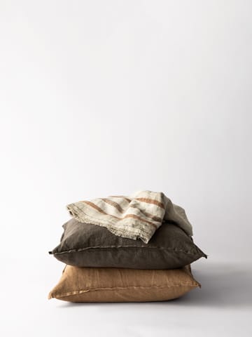 Washed linen cushion cover 50x50 cm - Hazelnut - Tell Me More