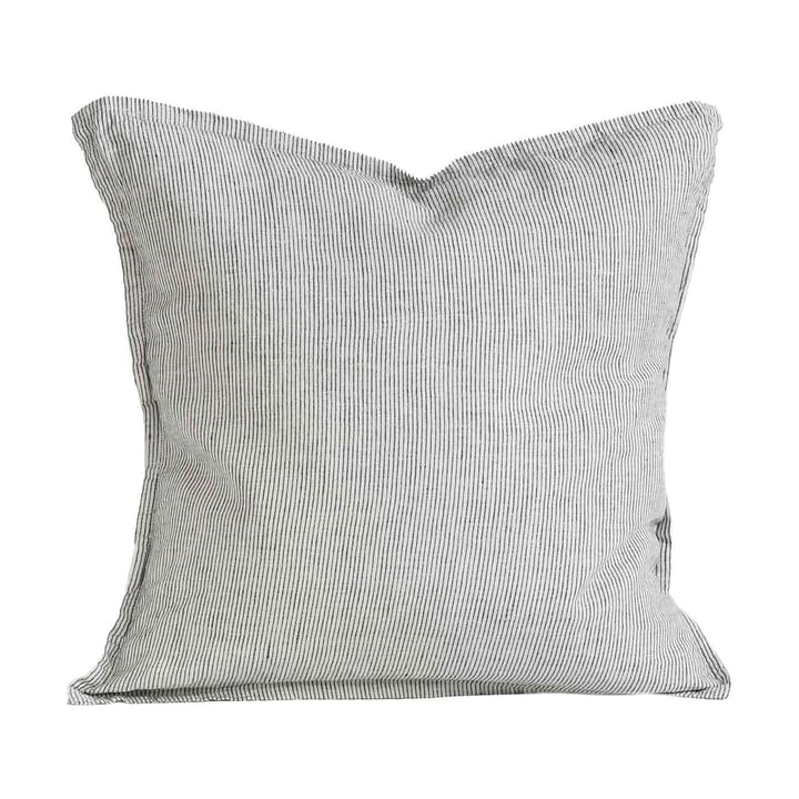 Washed linen cushion cover 50x50 cm - Pinstripe - Tell Me More
