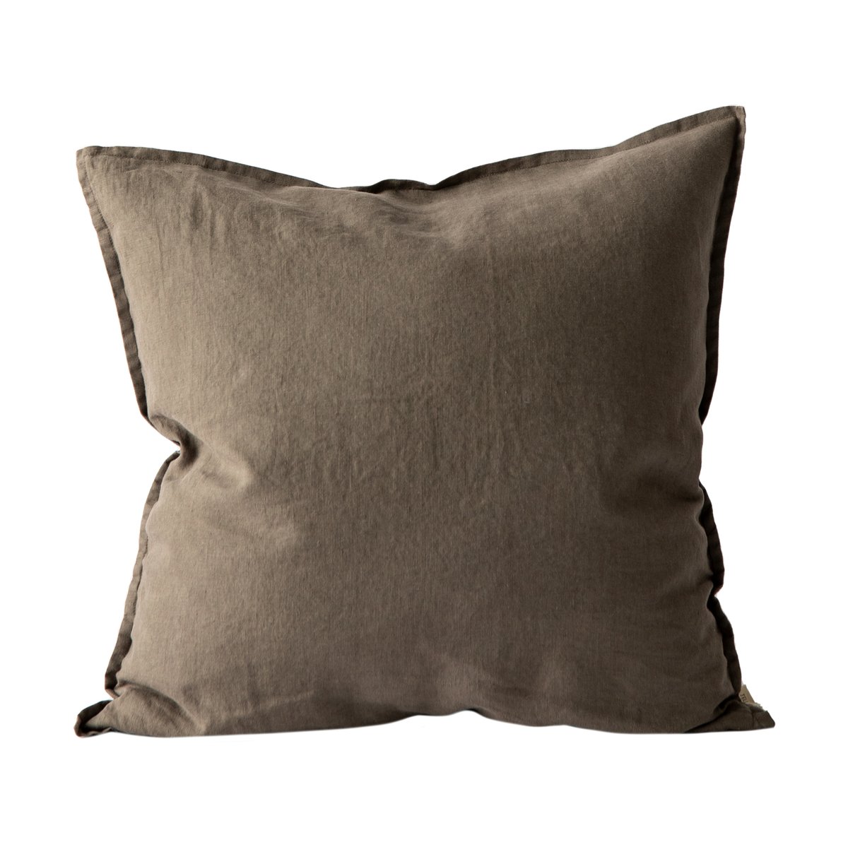 Tell Me More Washed linen cushion cover 50x50 cm Taupe