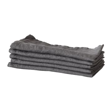 Washed linen napkin - dark grey - Tell Me More