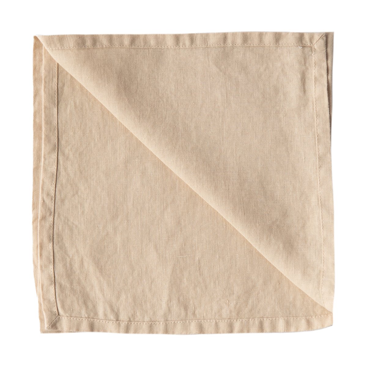 Tell Me More Washed linen napkin Sand | Scandinavian Design | Linen & cotton napkins | Beige
