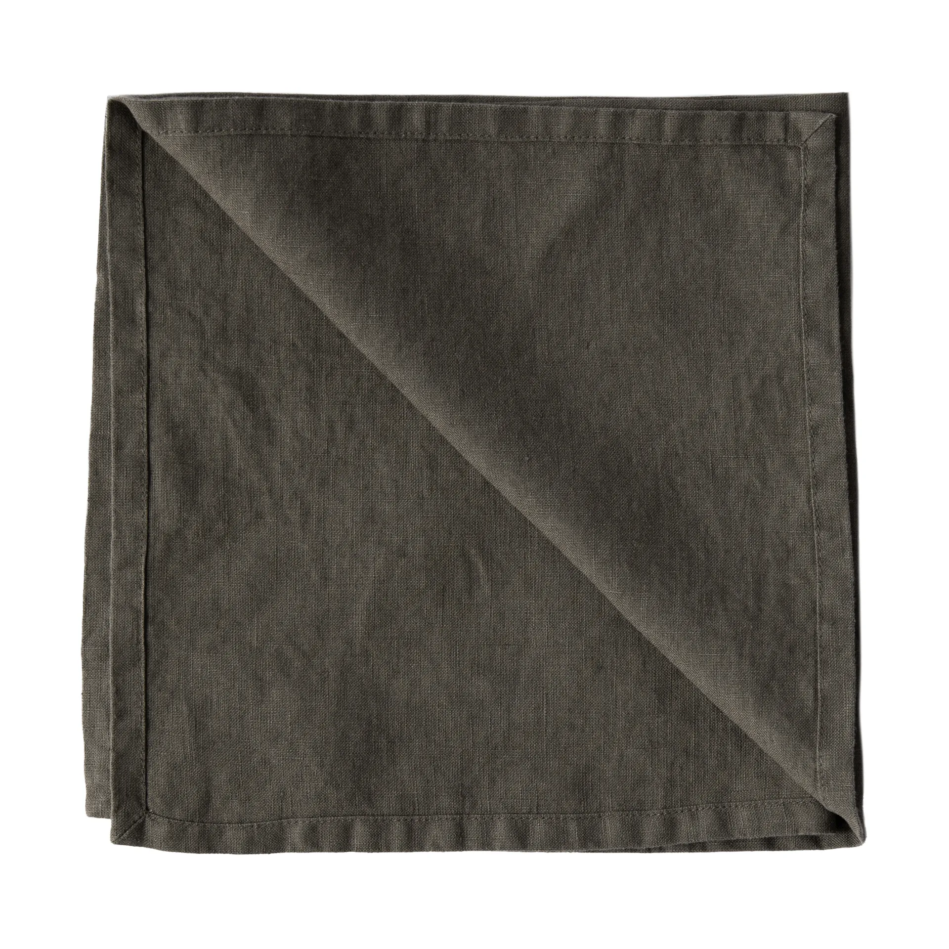 Washed linen napkin, Taupe Tell Me More