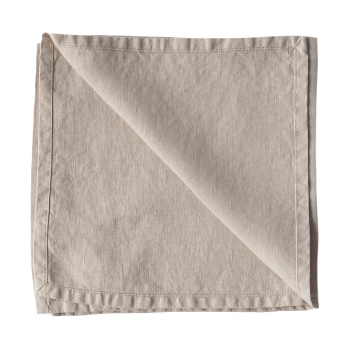 Washed linen napkin - Warm grey - Tell Me More