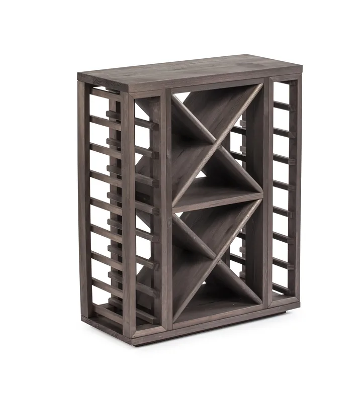 The Swedish Wine Rack Factory wine furniture 40 bottles - Stained oak - The Swedish Wine Rack Factory