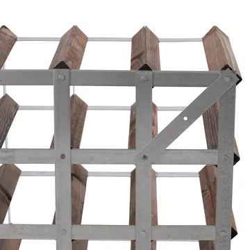 The Swedish Wine Rack Factory wine rack assembled - 16 bottles-dark pine - The Swedish Wine Rack Factory