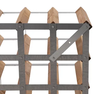 The Swedish Wine Rack Factory wine rack assembled - 16 bottles-light pine - The Swedish Wine Rack Factory