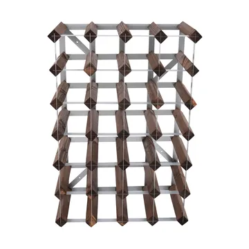 The Swedish Wine Rack Factory wine rack assembled - 30 bottles-dark pine - The Swedish Wine Rack Factory