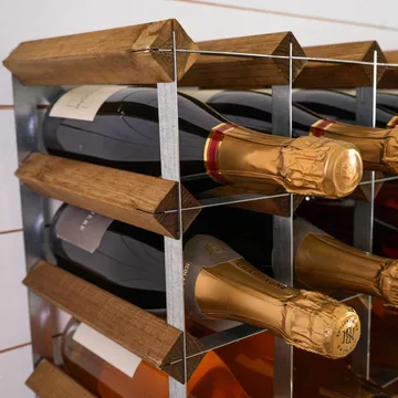 The Swedish Wine Rack Factory wine rack assembled - 30 bottles–light pine - The Swedish Wine Rack Factory