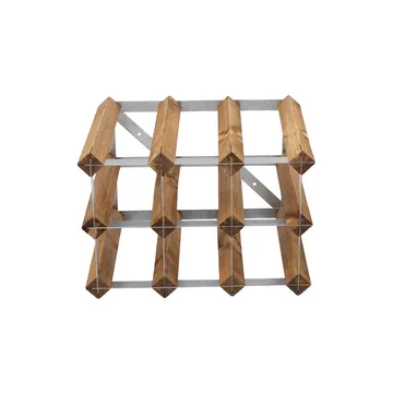The Swedish Wine Rack Factory wine rack assembled - 9 bottles-light pine - The Swedish Wine Rack Factory