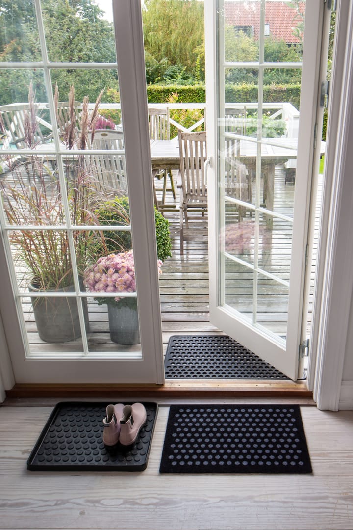 Dot doormat - Black. 40x60 cm - tica copenhagen