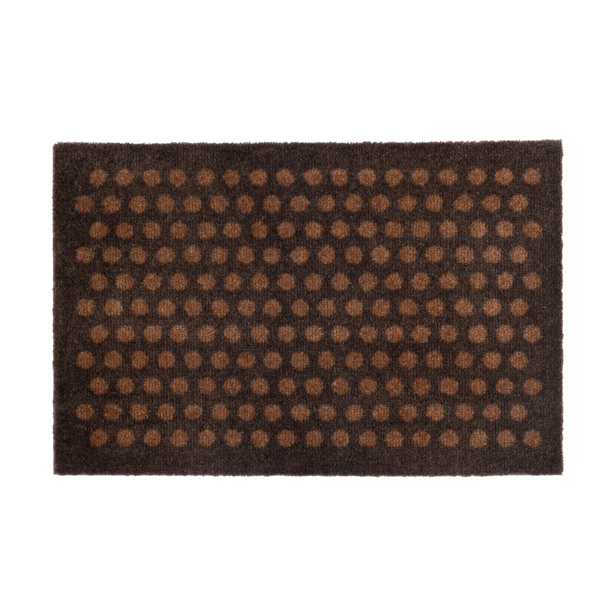 tica copenhagen Dot doormat Cognac-brown, 40x60 cm | Scandinavian Design | Door mats | Brown