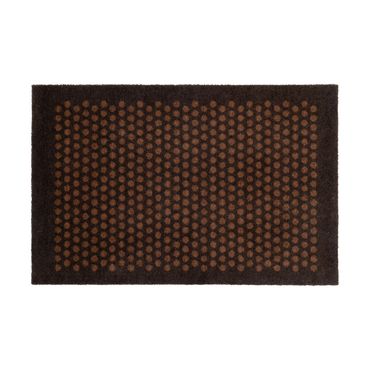 tica copenhagen Dot doormat Cognac-brown, 60x90 cm | Scandinavian Design | Door mats | Brown