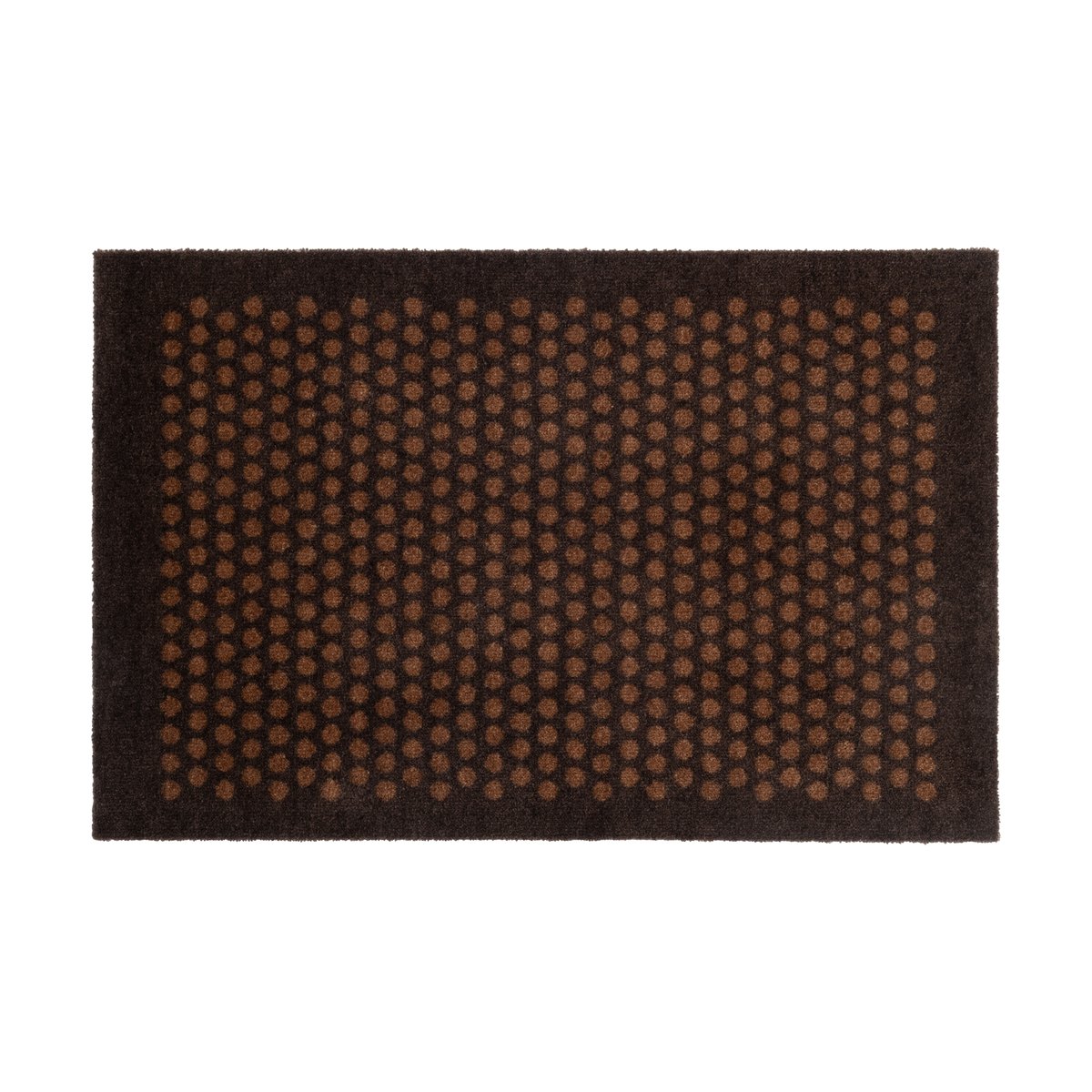 tica copenhagen Dot doormat Cognac-brown, 60x90 cm | Scandinavian Design | Door mats | Brown