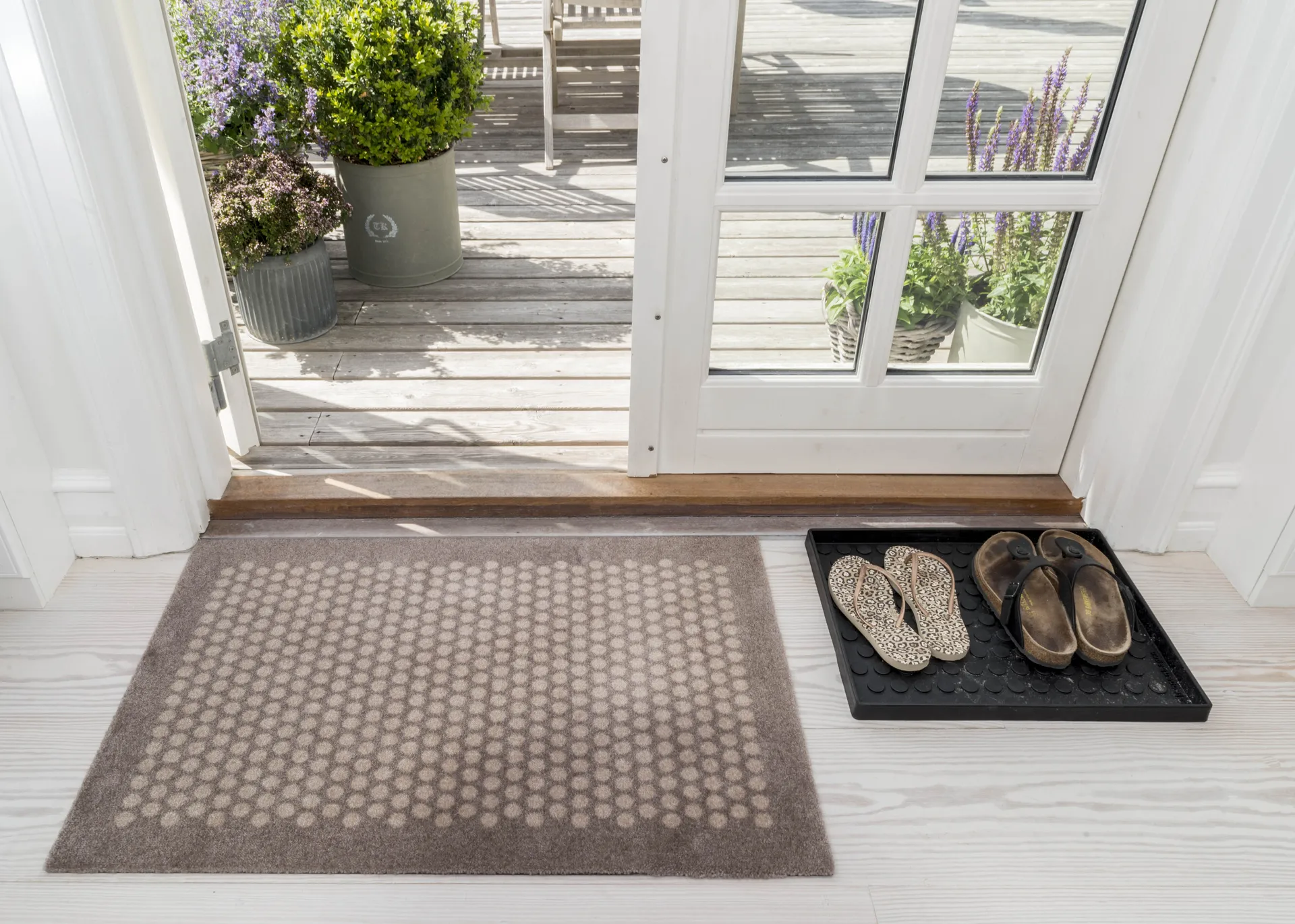 Dot doormat, Sand. 60x90 cm tica copenhagen