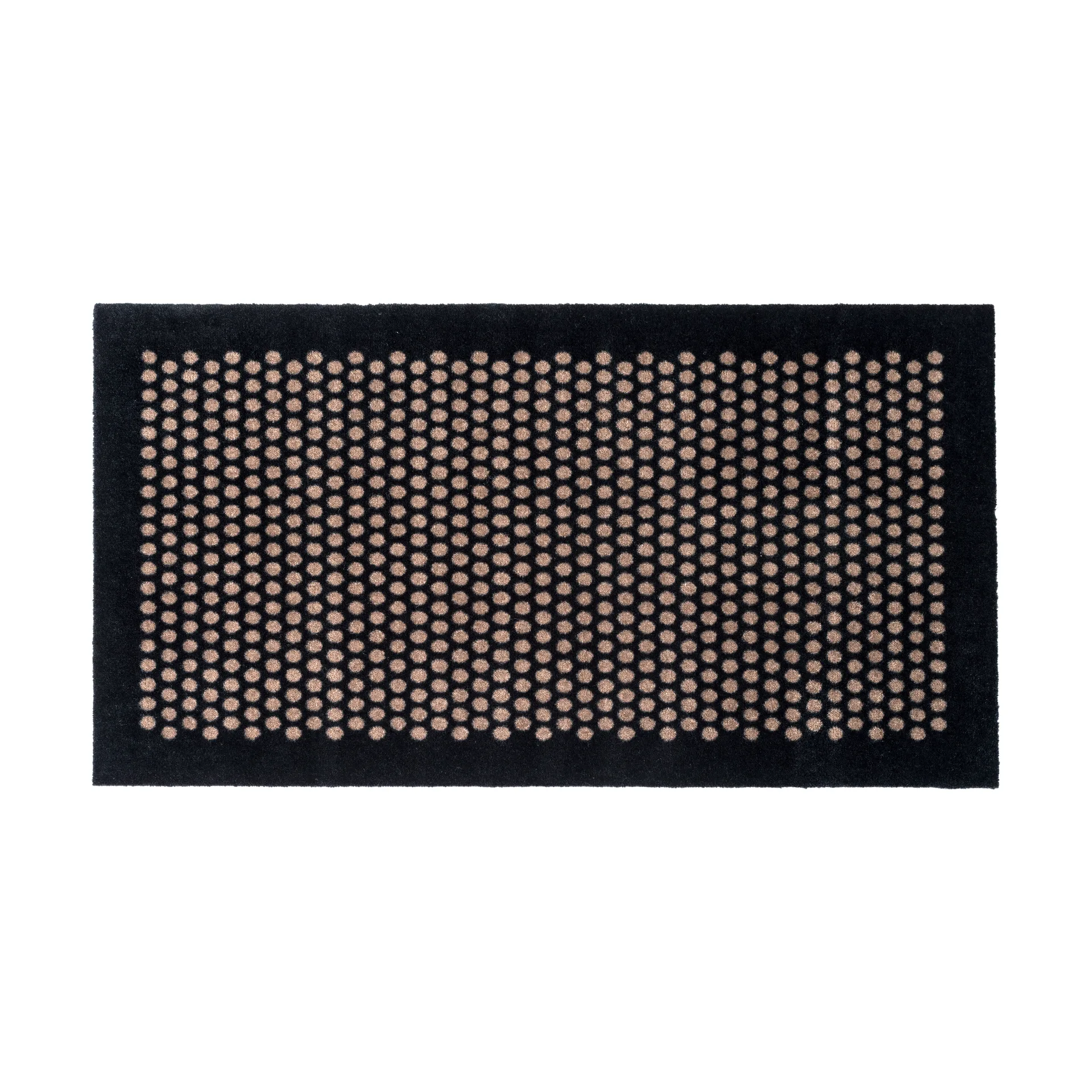 Dot hallway rug, Black-sand. 67x120 cm tica copenhagen