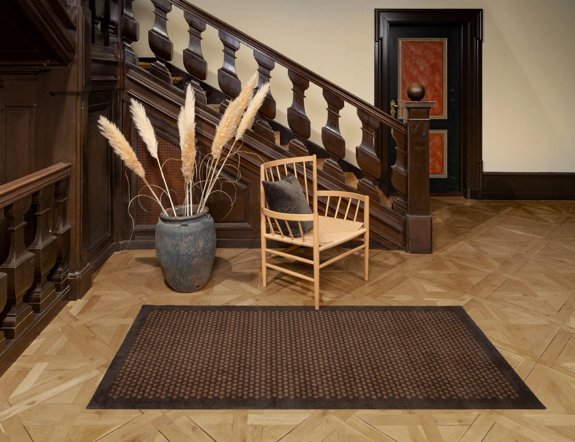 Dot hallway rug, Cognac-brown, 90x200 cm tica copenhagen