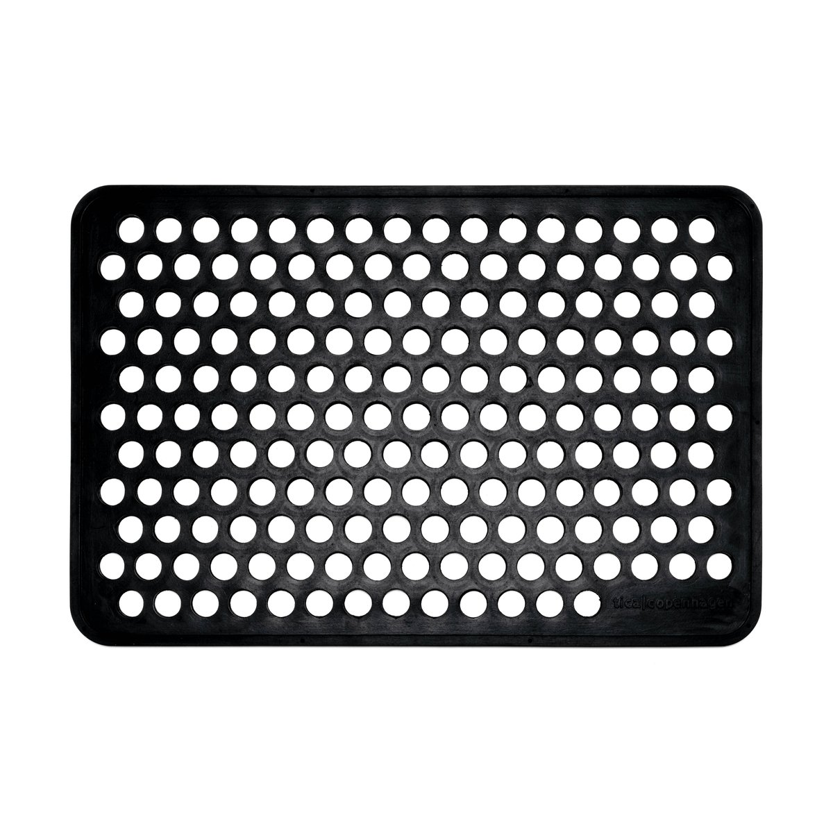 tica copenhagen Dot rubber doormat 40x60 cm | Scandinavian Design | Door mats | Black