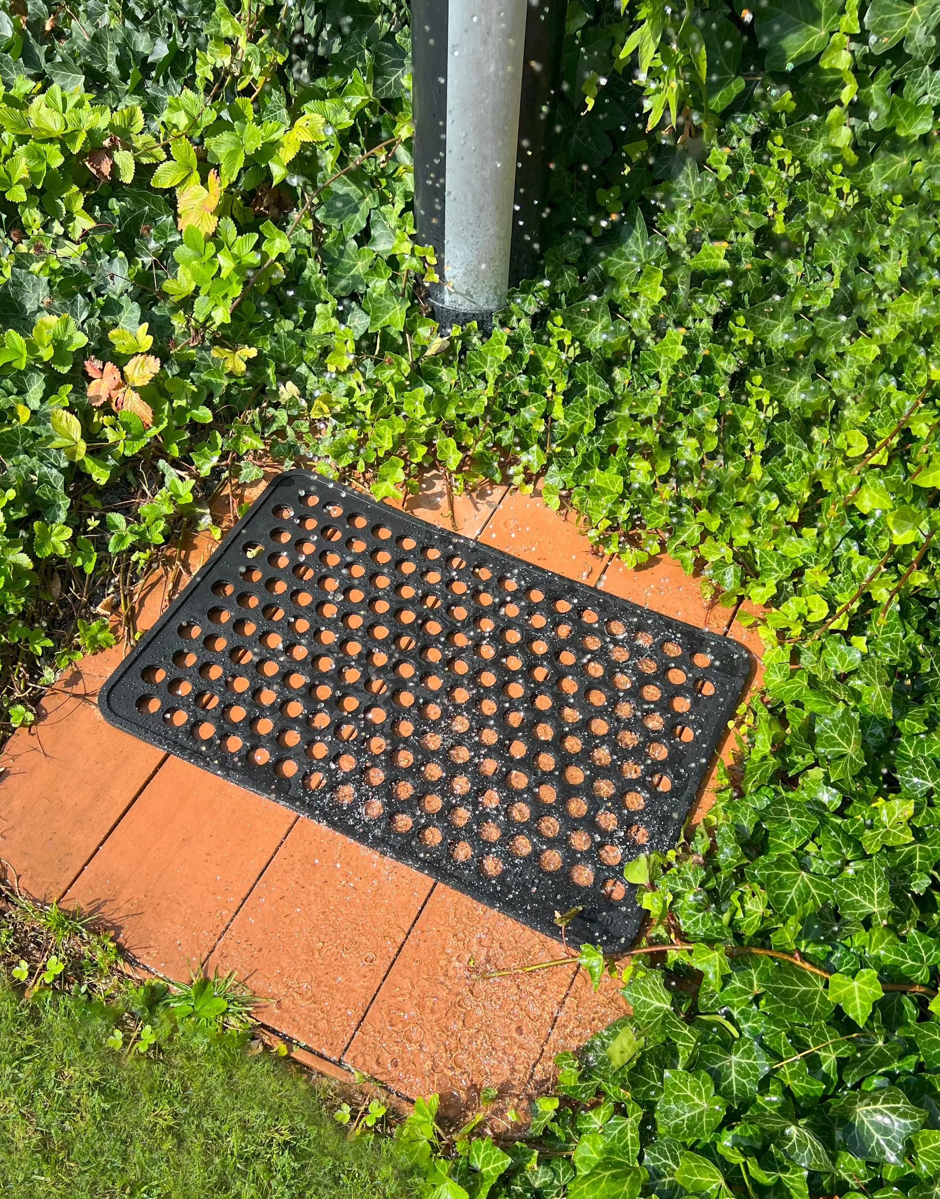 Dot rubber doormat, 40x60 cm tica copenhagen