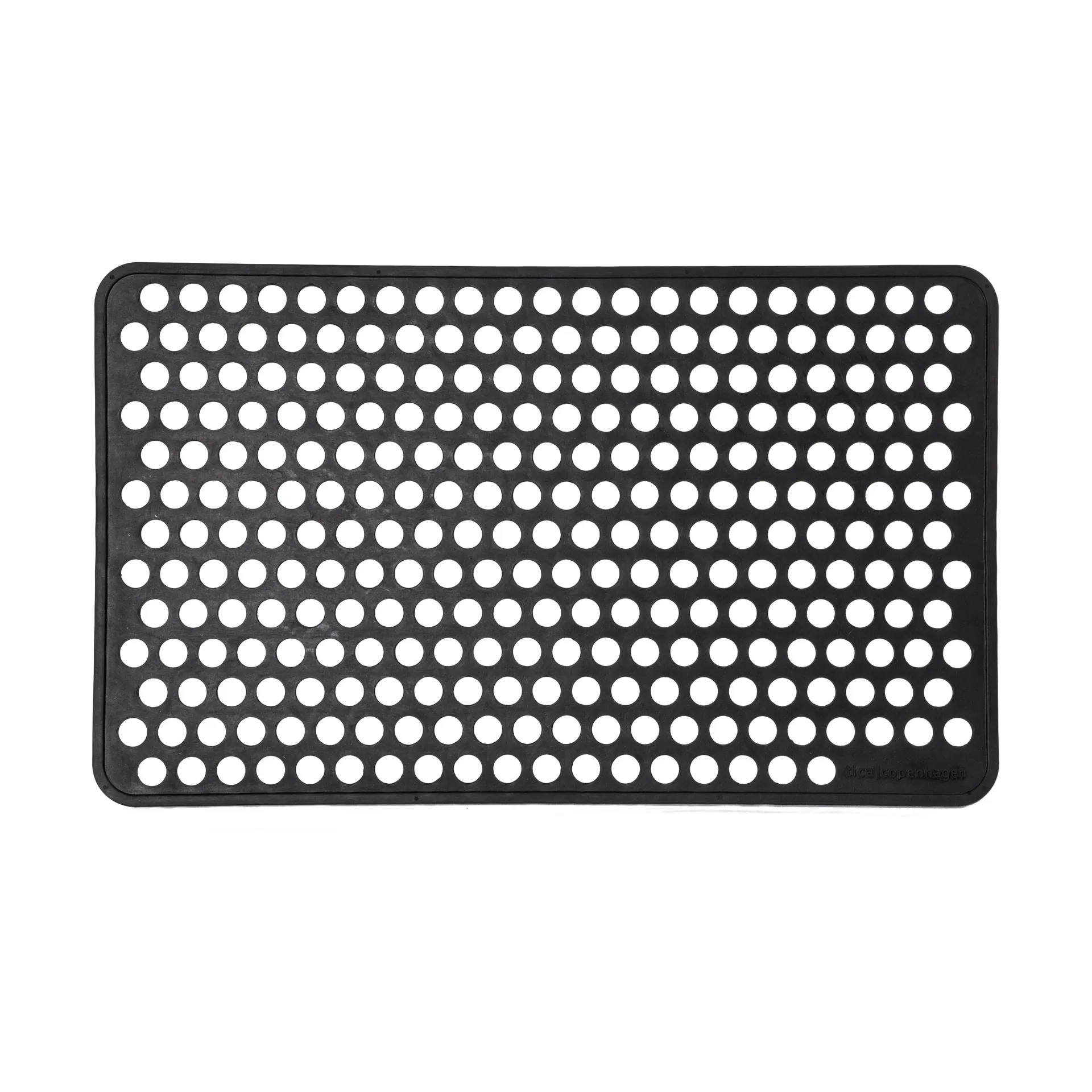 Dot rubber doormat, 45x75 cm tica copenhagen