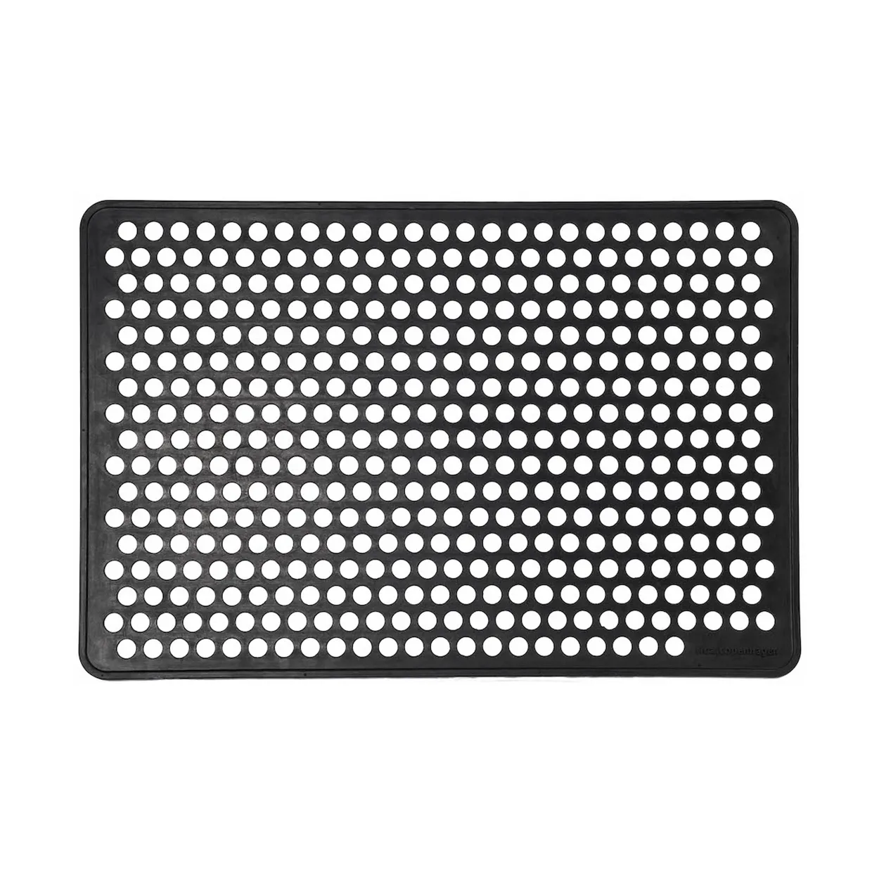 tica copenhagen Dot rubber doormat 60x90 cm | Scandinavian Design | Door mats | Black
