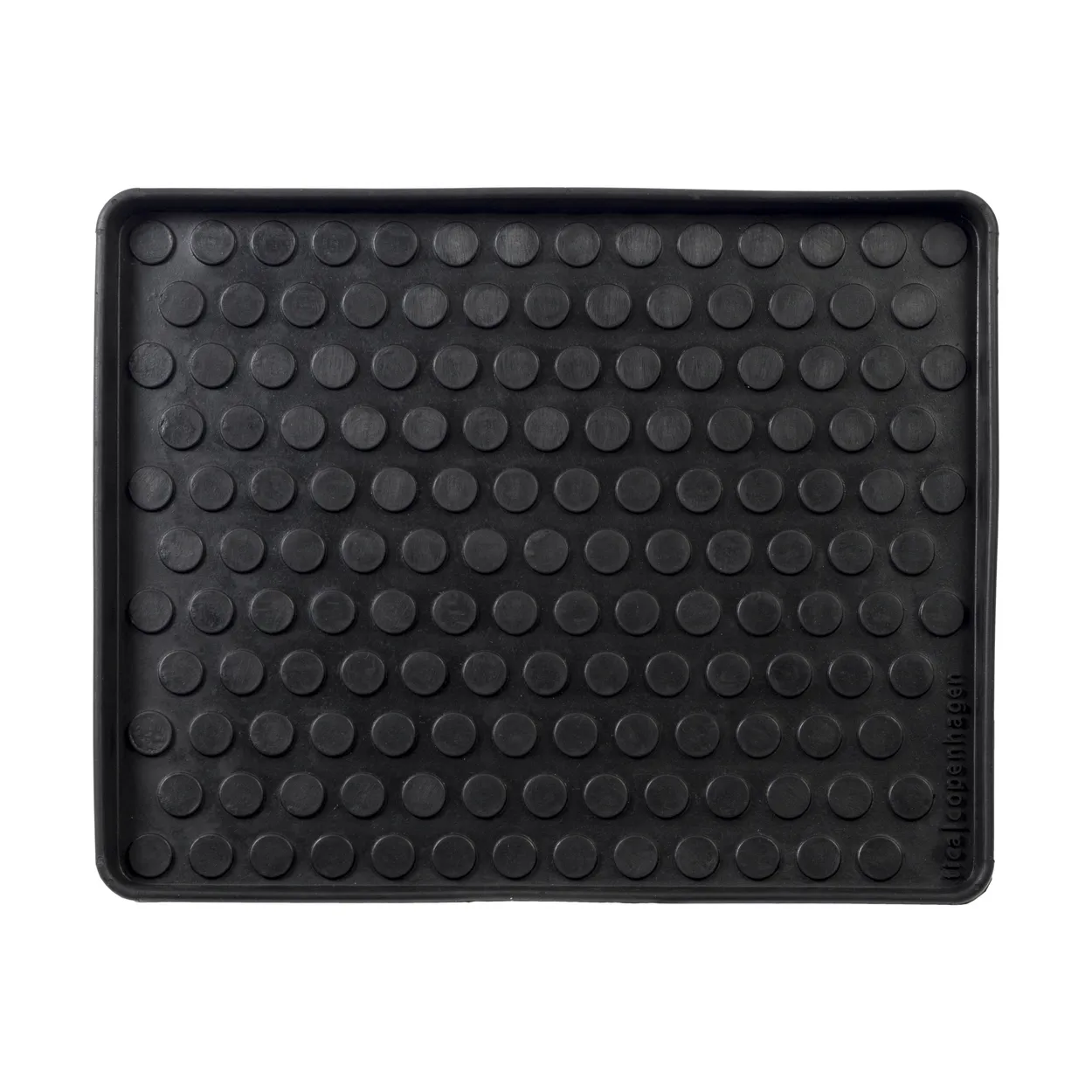 tica copenhagen Dot shoe tray Madium. 38x48 cm | Scandinavian Design | Plastic rugs | Black