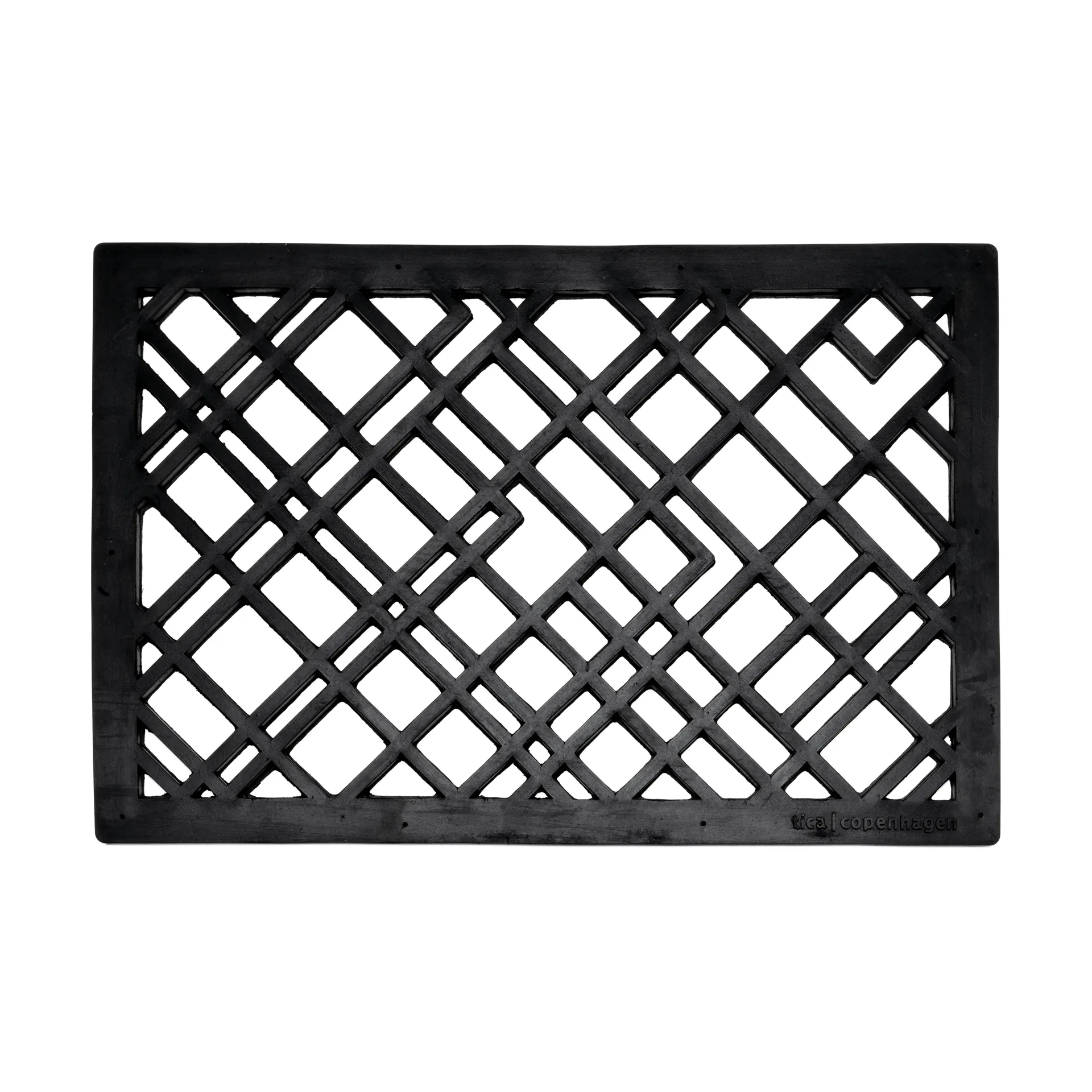 Lines rubber doormat, 40x60 cm tica copenhagen