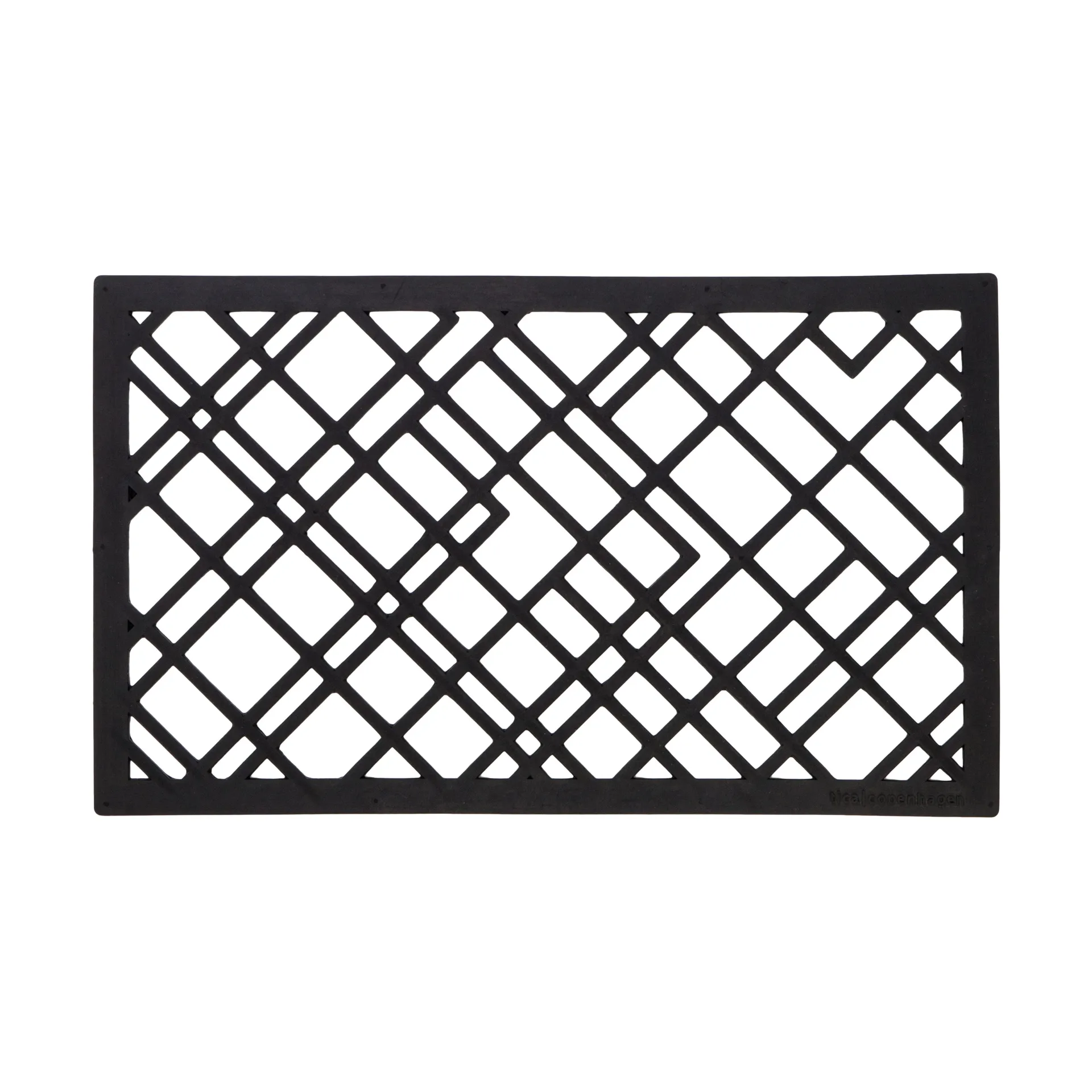 Lines rubber doormat, 45x75 cm tica copenhagen