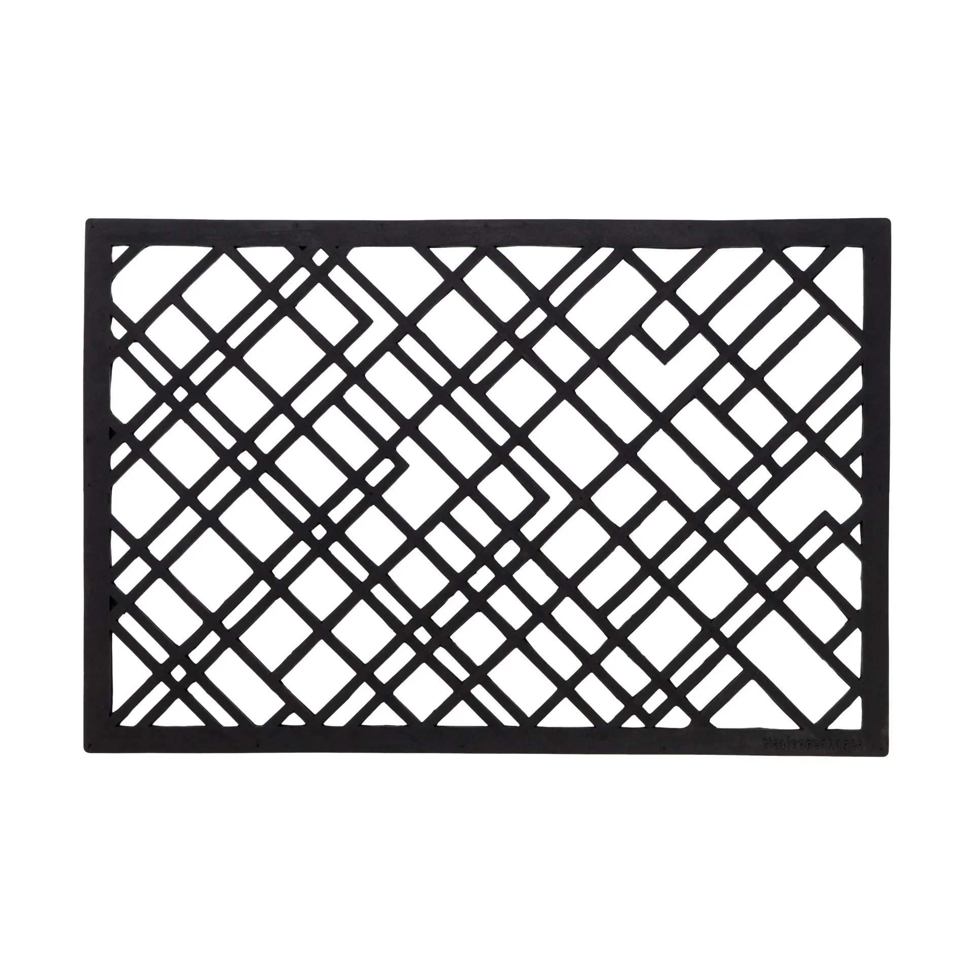 Lines rubber doormat, 60x90 cm tica copenhagen