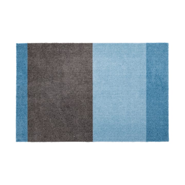 Stripes by tica. horizontal. doormat - Blue-steel grey. 60x90 cm - Tica copenhagen