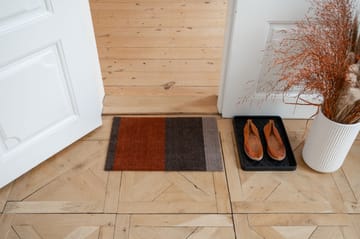 Stripes by tica. horizontal. doormat - Brown-terracotta. 40x60 cm - tica copenhagen