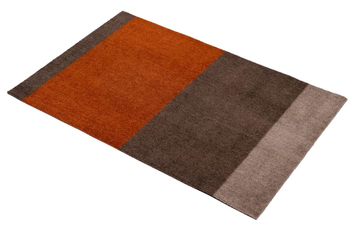 Stripes by tica. horizontal. doormat - Brown-terracotta. 60x90 cm - tica copenhagen