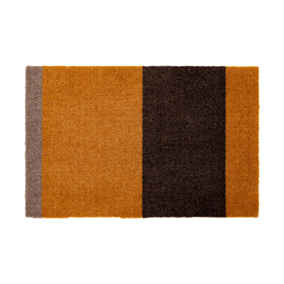 tica copenhagen Stripes by tica. horizontal. doormat Dijon-brown-sand. 40x60 cm