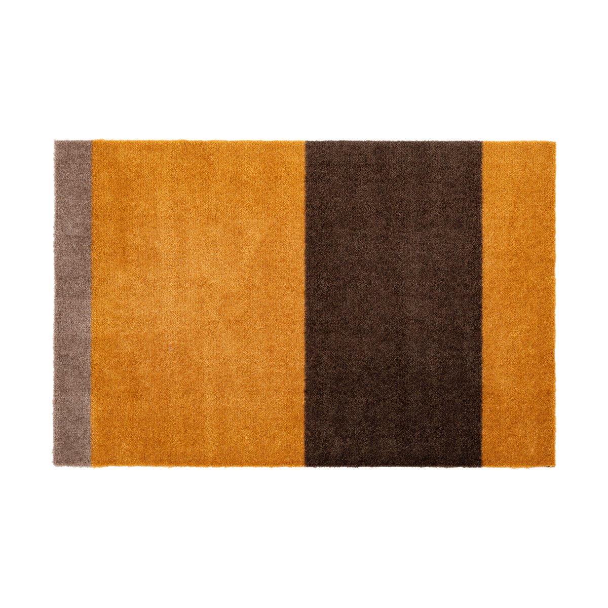 tica copenhagen Stripes by tica. horizontal. doormat Dijon-brown-sand. 60x90 cm