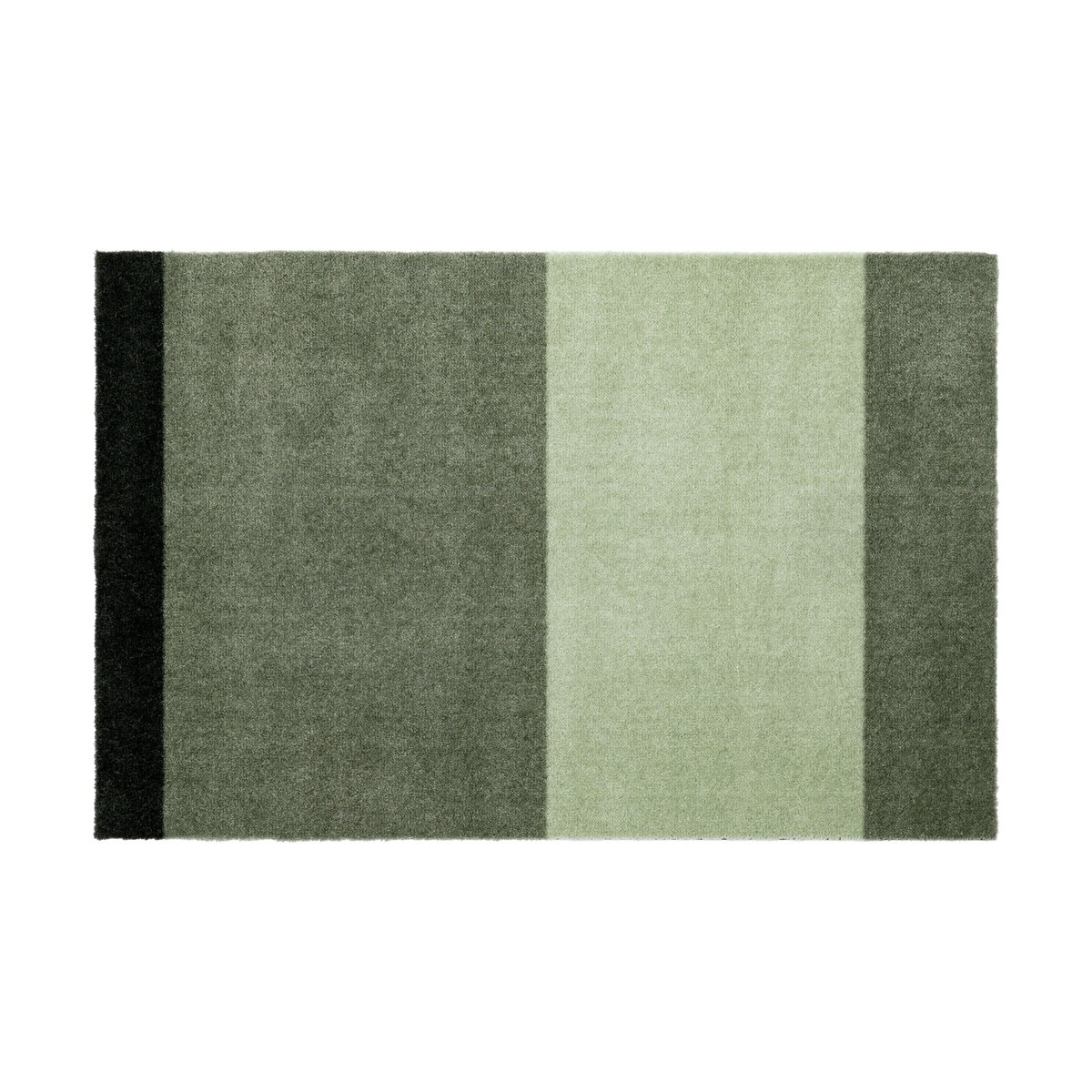 tica copenhagen Stripes by tica. horizontal. doormat Green. 60x90 cm