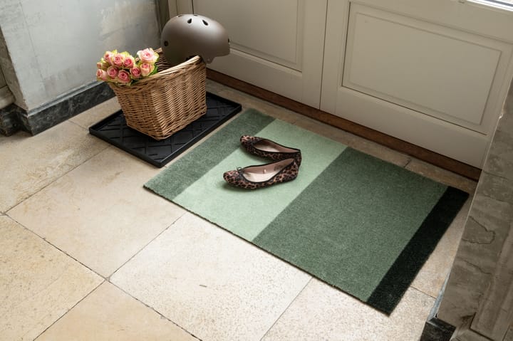 Stripes by tica. horizontal. doormat - Green. 60x90 cm - tica copenhagen