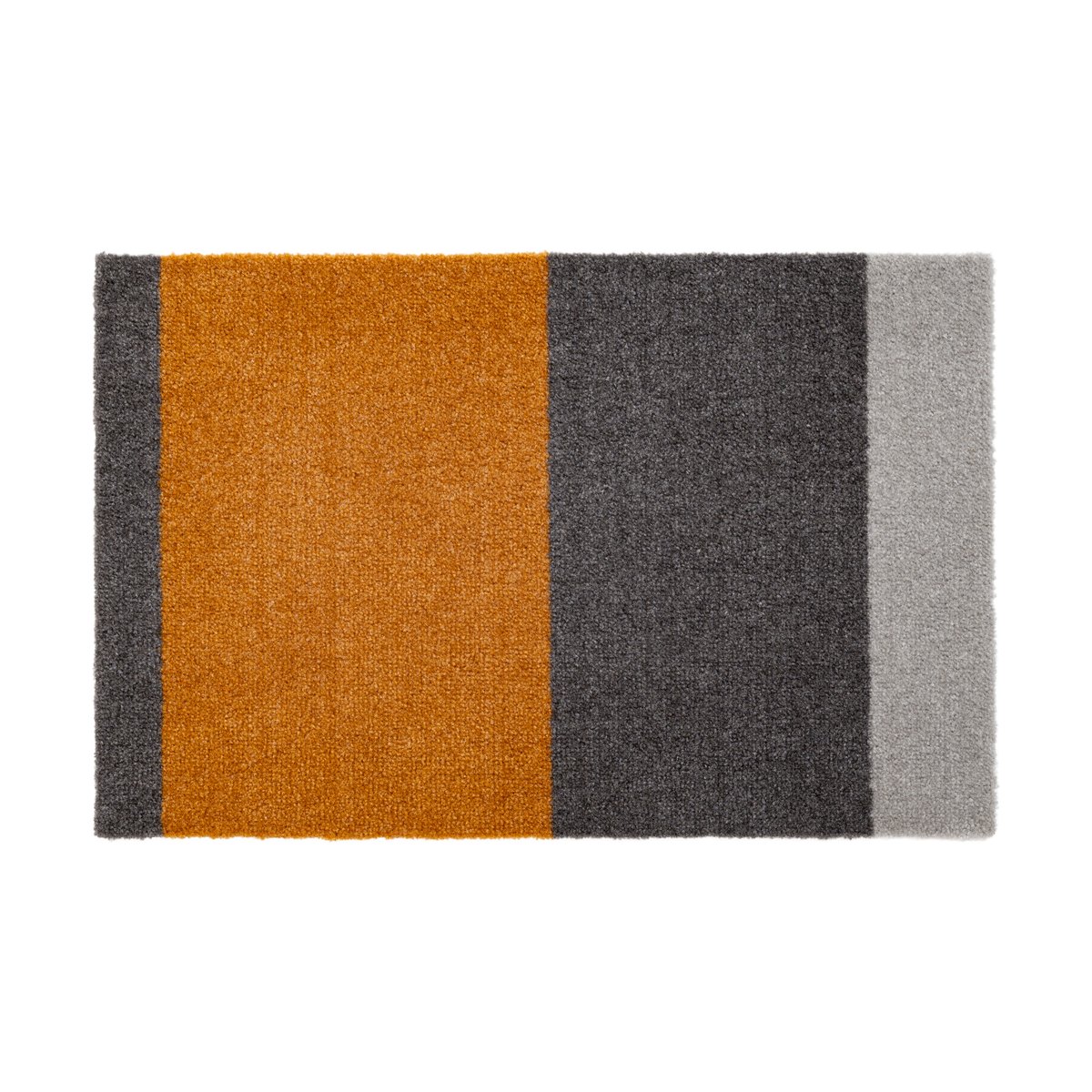 tica copenhagen Stripes by tica. horizontal. doormat Grey-grey-dijon. 40x60 cm
